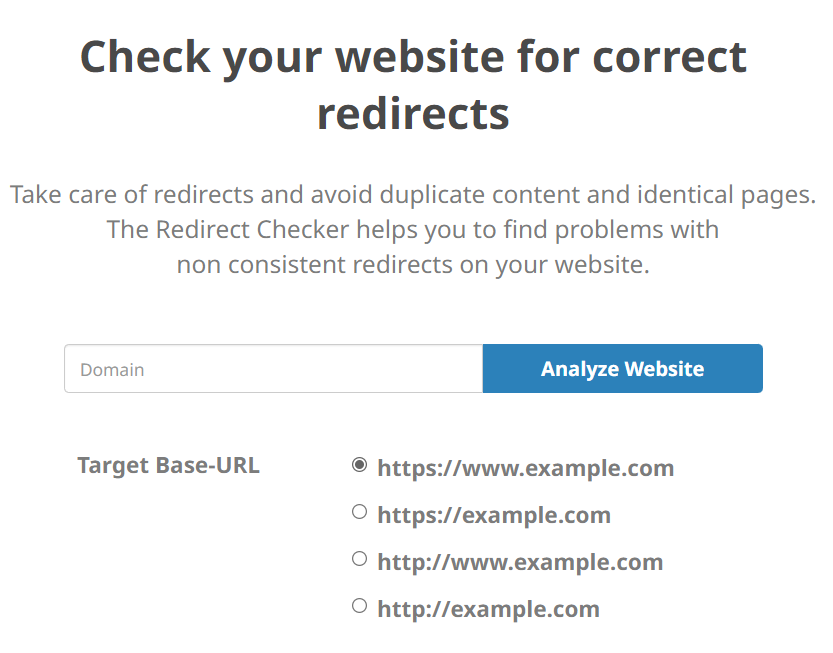  www olmayan bir URL'yi www ile başlayan bir HTTPS URL'e yönlendirme